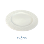 Kit Prato de Sobremesa Aspen Porcelana Branca - 6 Peças - Imagem 3