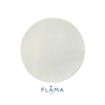 Kit Prato de Sobremesa White 21cm Porcelana Branca - 6 Peças - Imagem 2