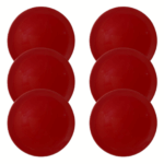 Kit Prato de Sobremesa Unni Red - 6 Peças