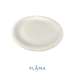 Kit Prato de Sobremesa Iguaçu Porcelana Branca - 6 Peças - Imagem 3