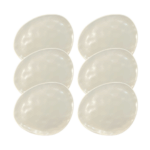 Kit Prato Lanche Runas Cimento Queimado Cerâmica - 6 Peças