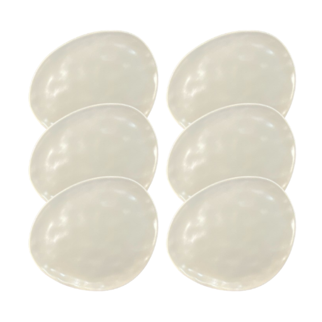 45b21d24825d7e7eb6e576d667282b48.png Kit Prato Lanche Runas Cimento Queimado Cerâmica - 6 Peças - Imagem 1