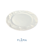 Kit Prato de Sobremesa Edros Porcelana Branca - 6 Peças - Imagem 3