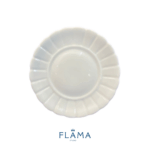 Kit Prato de Lanche Bia Porcelana Branca - 6 Peças - Imagem 2