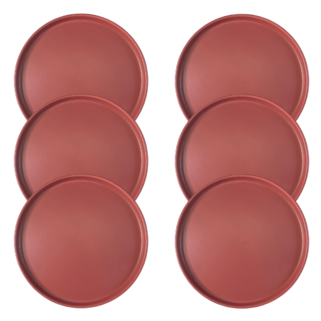 72c3360c8cacc6ee025fd4fac695bafb.png Kit Prato Lanche Edge Cayenne Cerâmica - 6 Peças - Imagem 1