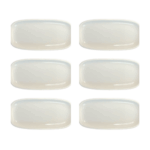 Kit Prato Longo P Bold Porcelana Branca - 6 Peças