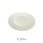 Kit Prato de Sobremesa Izabel Porcelana Branca - 6 Peças - Imagem 3