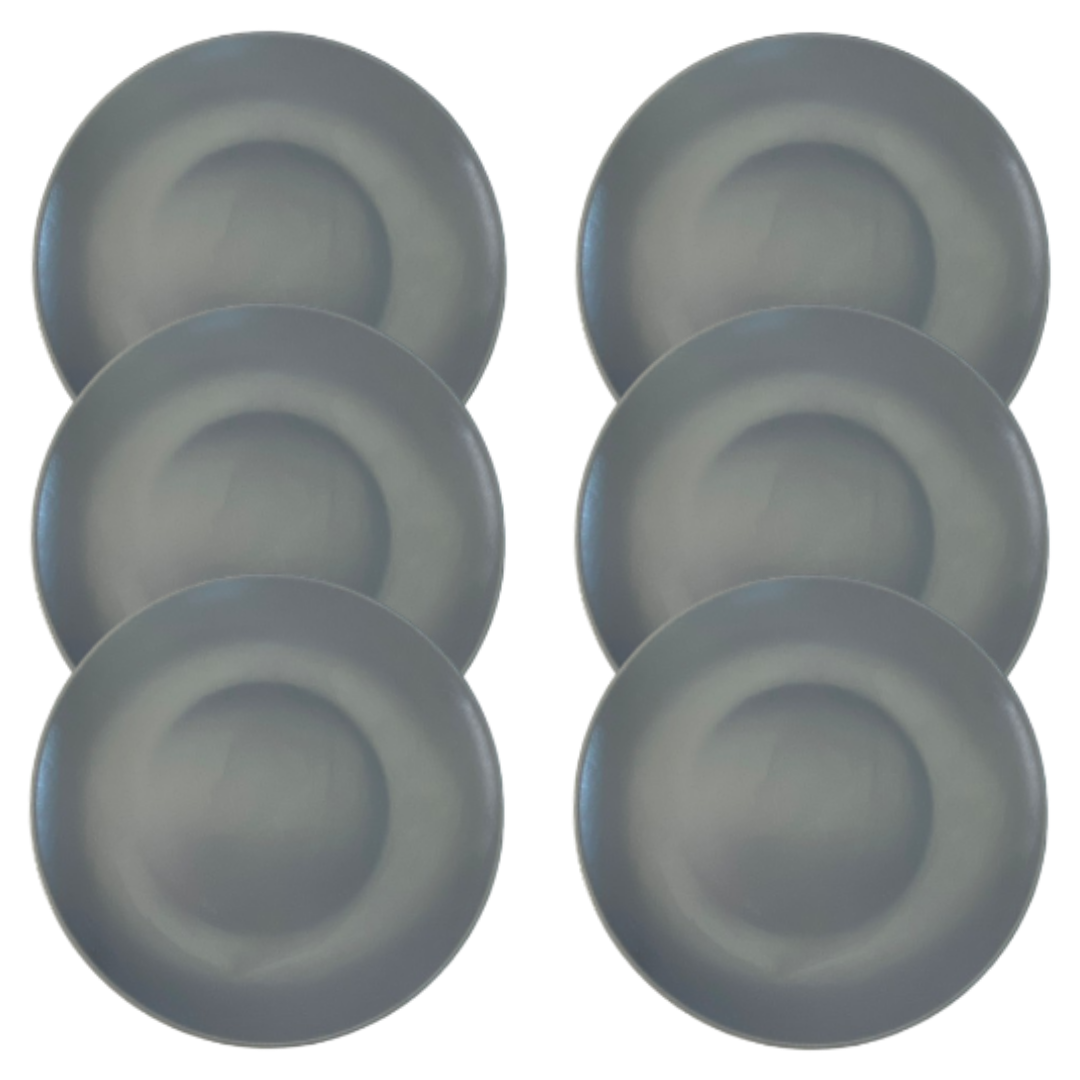 e95d856c94f347b37fcfe4c01b51786f.png Kit Prato Lanche Color Home Grafite - 6 Peças - Imagem 1