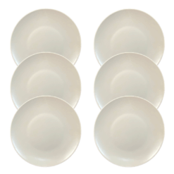 Kit Prato Lanche Color Home Gelo - 6 Peças