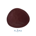 Kit Prato de Lanche Runas Marsala Cerâmica - 6 Peças - Imagem 2