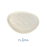 Kit Prato Lanche Runas Cimento Queimado Cerâmica - 6 Peças - Imagem 3