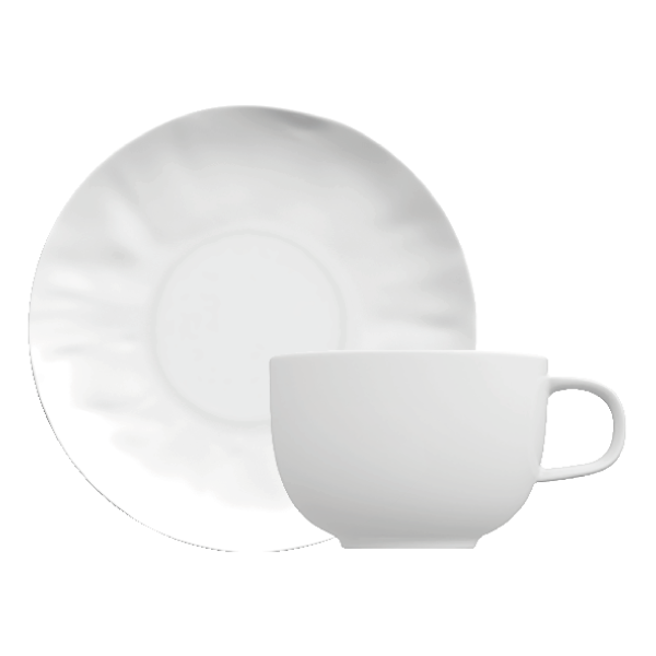 22d1a039ff7251f36f7dc765829f326f.png Xícara de Café (com Pires) - Orgânico (Branco) - Imagem 1