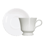 Xícara de Chá (com Pires) - Capri (Branco)