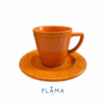 Kit Xícara de Chá Mendi Sunset Cerâmica - 6 Peças - Imagem 2