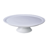 Prato de Bolo com Pé - Tradicional G - (Branco)