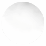 Prato Sobremesa - Convexa (Branco)