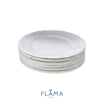 Kit Prato Raso Pomerode Porcelana Branca – 6 Peças - Imagem 3