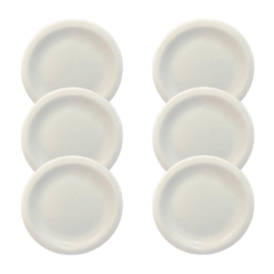 Kit Prato Raso Iguaçú Porcelana Branca – 6 Peças