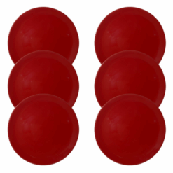 Kit Prato Raso Unni Red - 6 Peças