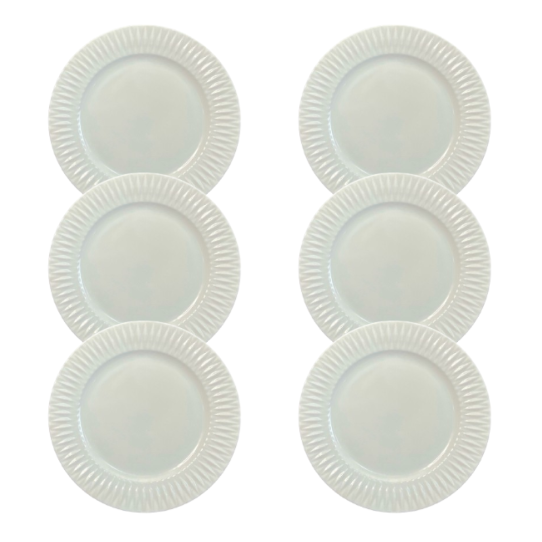 1dd35f9e3d74332f5b12d8efb911637e-1.png Kit Prato Raso Diamante Porcelana Branca – 6 Peças - Imagem 1