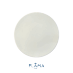 Kit Prato Raso Convexa Porcelana Branca – 6 Peças - Imagem 2