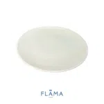 Kit Prato Raso Convexa Porcelana Branca – 6 Peças - Imagem 3