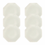 Kit Prato Raso Orion Porcelana Branca – 6 Peças