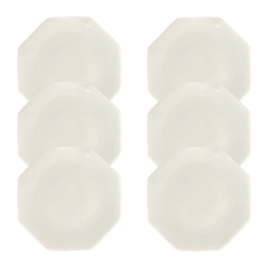 Kit Prato Raso Orion Porcelana Branca – 6 Peças