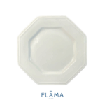 Kit Prato Raso Prisma Porcelana Branca – 6 Peças - Imagem 2