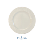 Kit Prato Raso Luiza Porcelana Branca – 6 Peças - Imagem 2