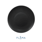 Kit Prato Raso Color Home Preto Cerâmica - 6 Peças - Imagem 2