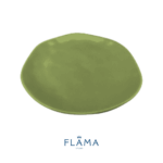 Kit Prato Raso Organic Folha Cerâmica - 6 Unidades - Imagem 3