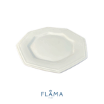 Kit Prato Raso Prisma Porcelana Branca – 6 Peças - Imagem 3