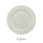 Kit Prato Raso Tassel Porcelana Branca – 6 Peças - Imagem 2