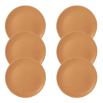 Kit Prato Raso Unni Avelã – 6 Peças