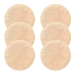 Kit Prato Raso Orgânico Porcelana Rosa – 6 Peças