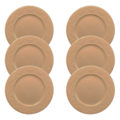 Kit Prato Raso Balé Cerâmica - 6 Peças