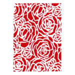 Stencil Rosas 21cmx15cm