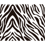 Stencil Zebra 21cmx15cm