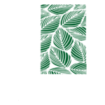 Stencil Folhas 21cmx15cm