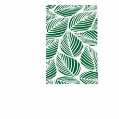 Stencil Folhas 21cmx15cm