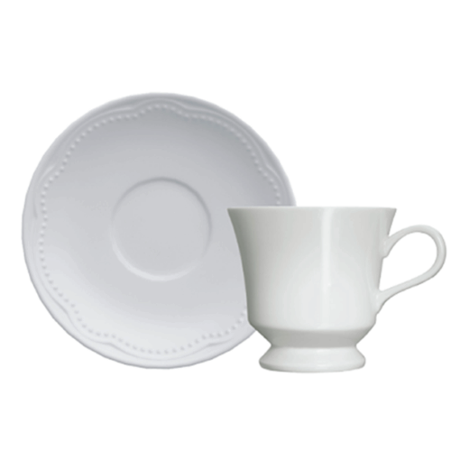 Xícara de Cafezinho (com Pires) - 75ML- Cottage - Imagem 1