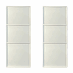 Kit Prato Raso Americana Porcelana Branca – 6 Peças