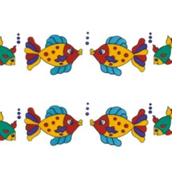 Peixinhos Coloridos - Folha A4