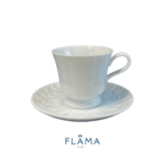 Kit Xícara de Café com Pires Tassel Porcelana – 6 Peças - Imagem 2