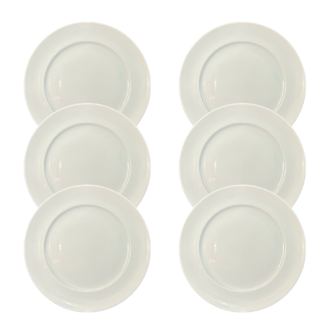 d9f6825adee2dc150a2053a2be650c14.png Kit Prato Raso Versa Porcelana Branca – 6 Peças - Imagem 1
