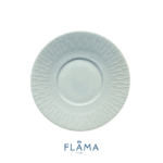 Kit Xícara de Chá com Pires Aspen Porcelana Branca – 6 Peças - Imagem 3