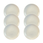 Kit Prato Raso Coup G Porcelana Branca – 6 Peças