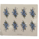 Decalque Brincos de Princesa 55mm - Cartela com 8