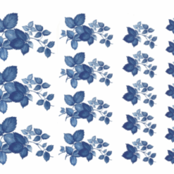 Decalque Folhagem Indigo c/19